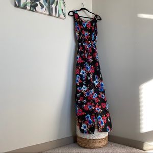 Floral Open Back Romper